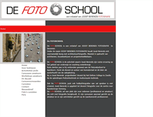 Tablet Screenshot of defotoschool.nl